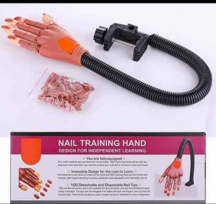 Nail training hand