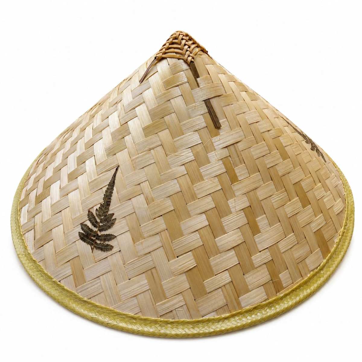 Natural Woven Bamboo Conical Hat